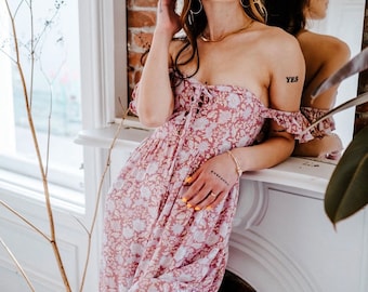strapless open back dress Maxi Shirt Dress with Handcrafted Floral Embroidery 2XL main image 0