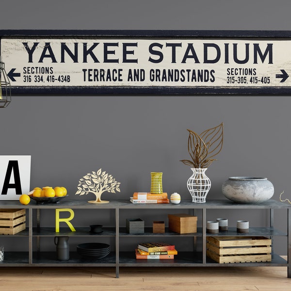 Large Yankee Stadium Sign
