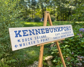 Kennebunkport Handcrafted Wood Sign