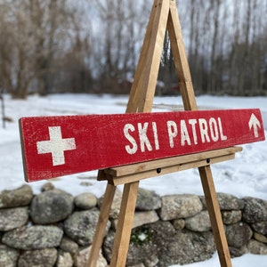 Ski Patrol Sign