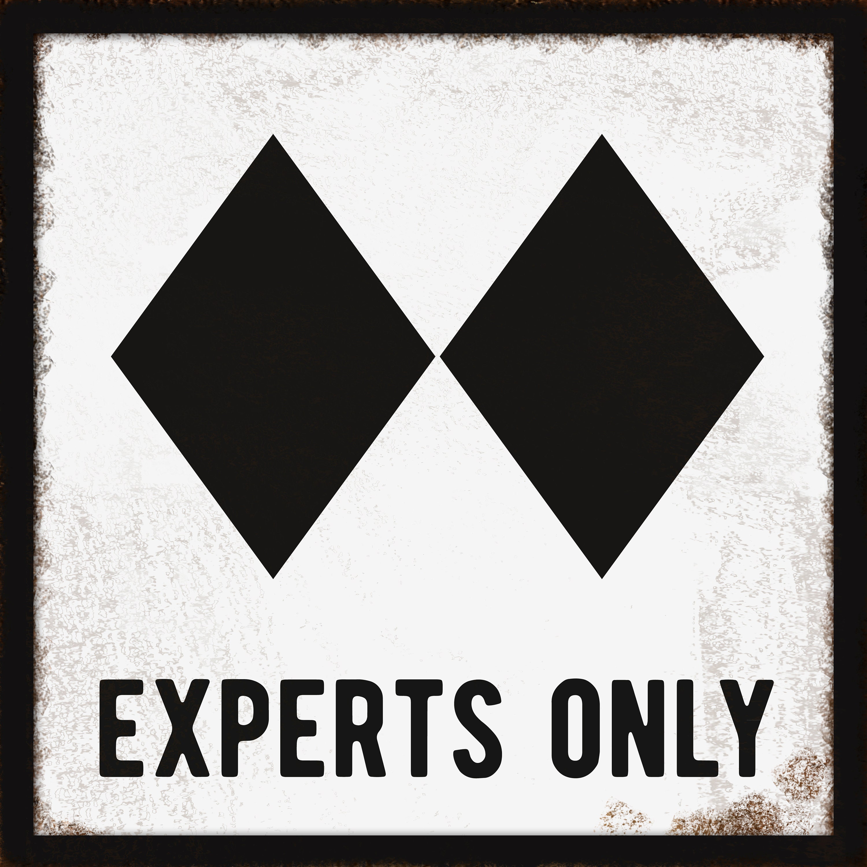 Experts Only Ski Sign | Etsy