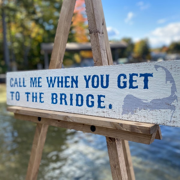 Cape Cod Wood Sign: Beach House Nautical Decor