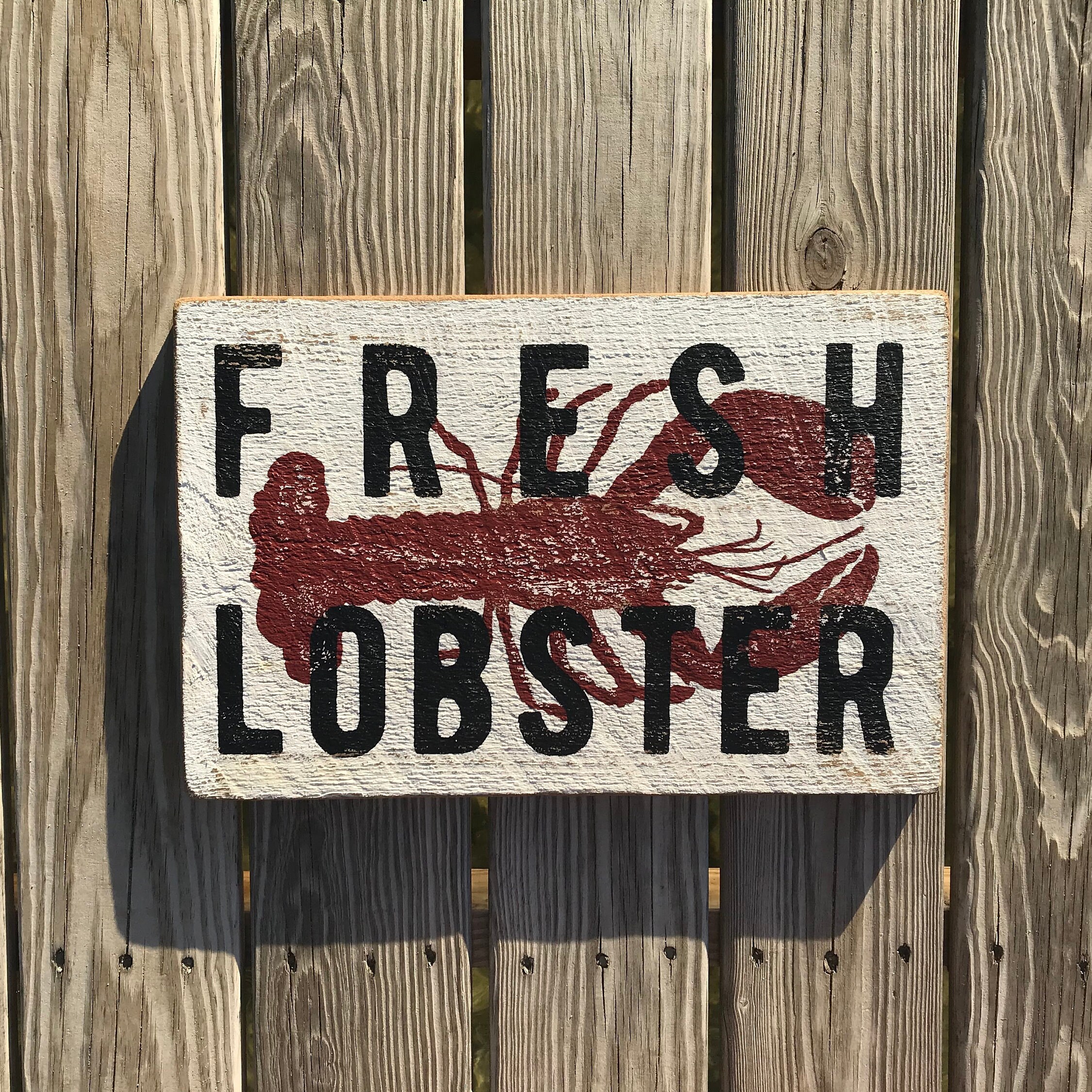 Large Lobster Sign | Etsy