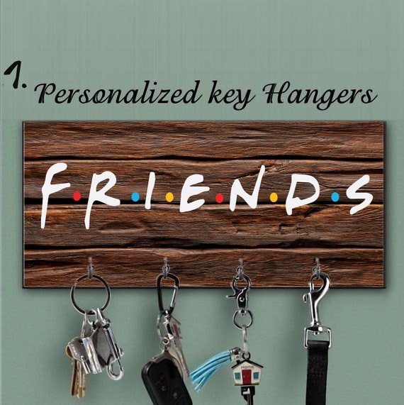 Friends Key Holder for Wall Friends TV Show Gift Custom Key