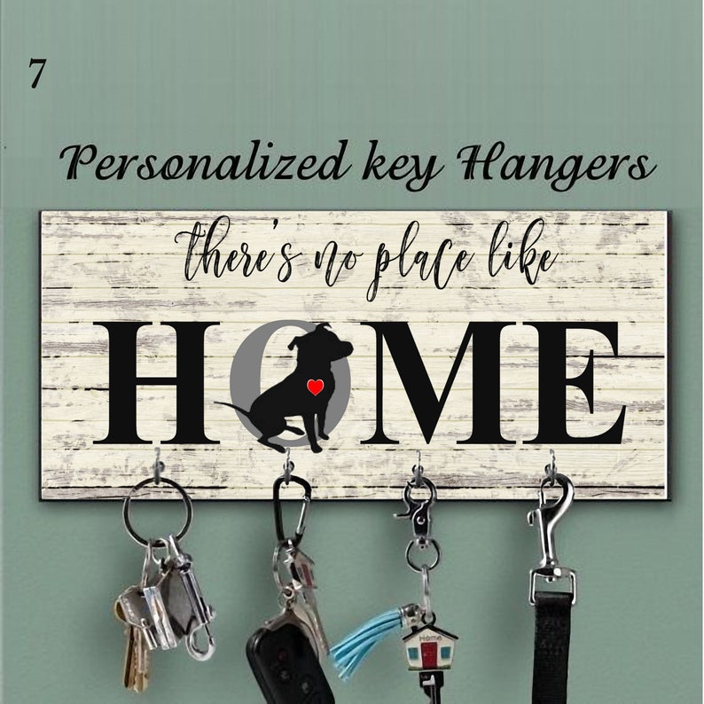 Dog Lovers Key Holder for Wall Custom Key Hanger - Etsy
