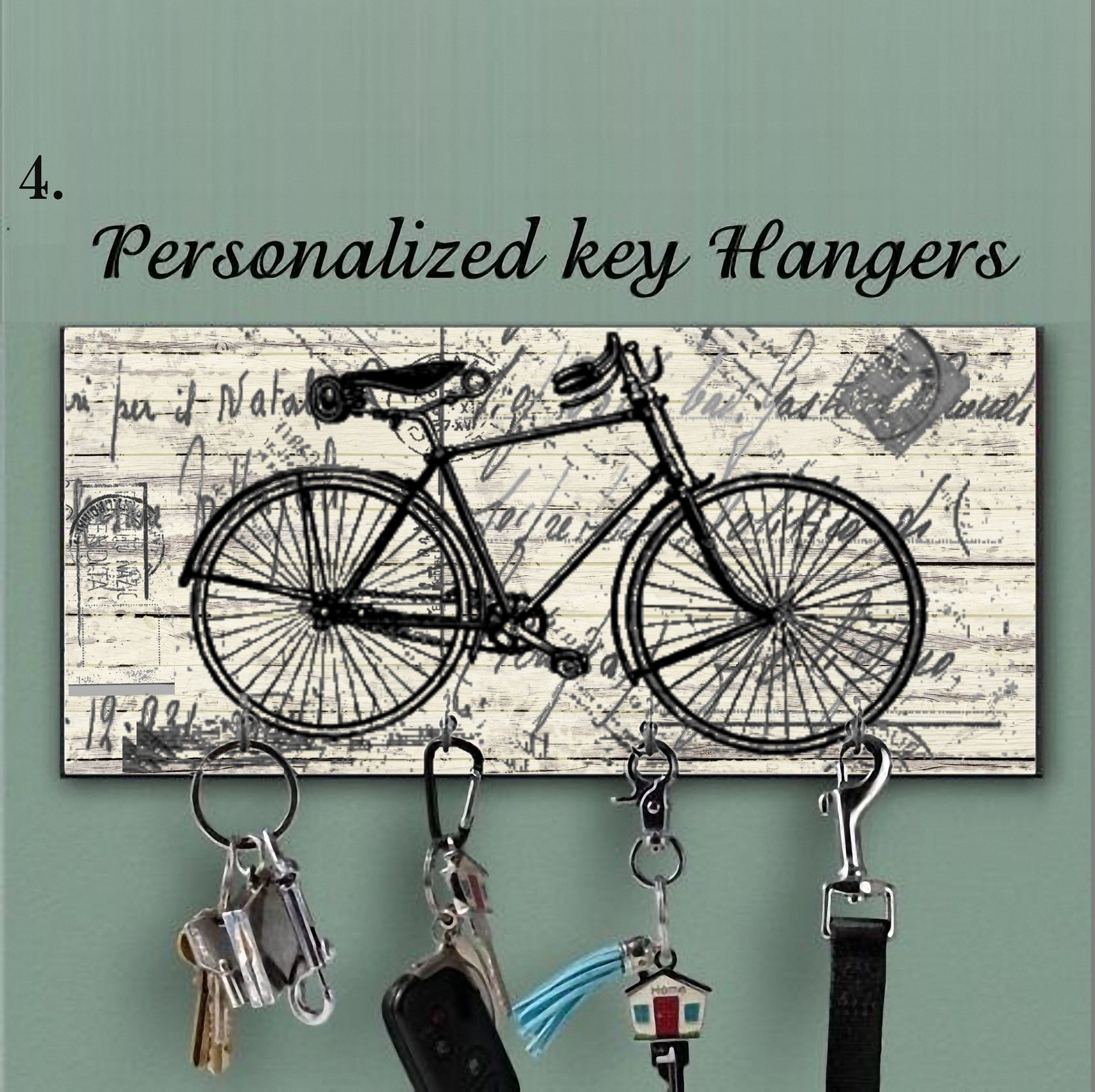Bike Key Holder for Wall Bicycle Key Rack Holderbeach Hook Etsy