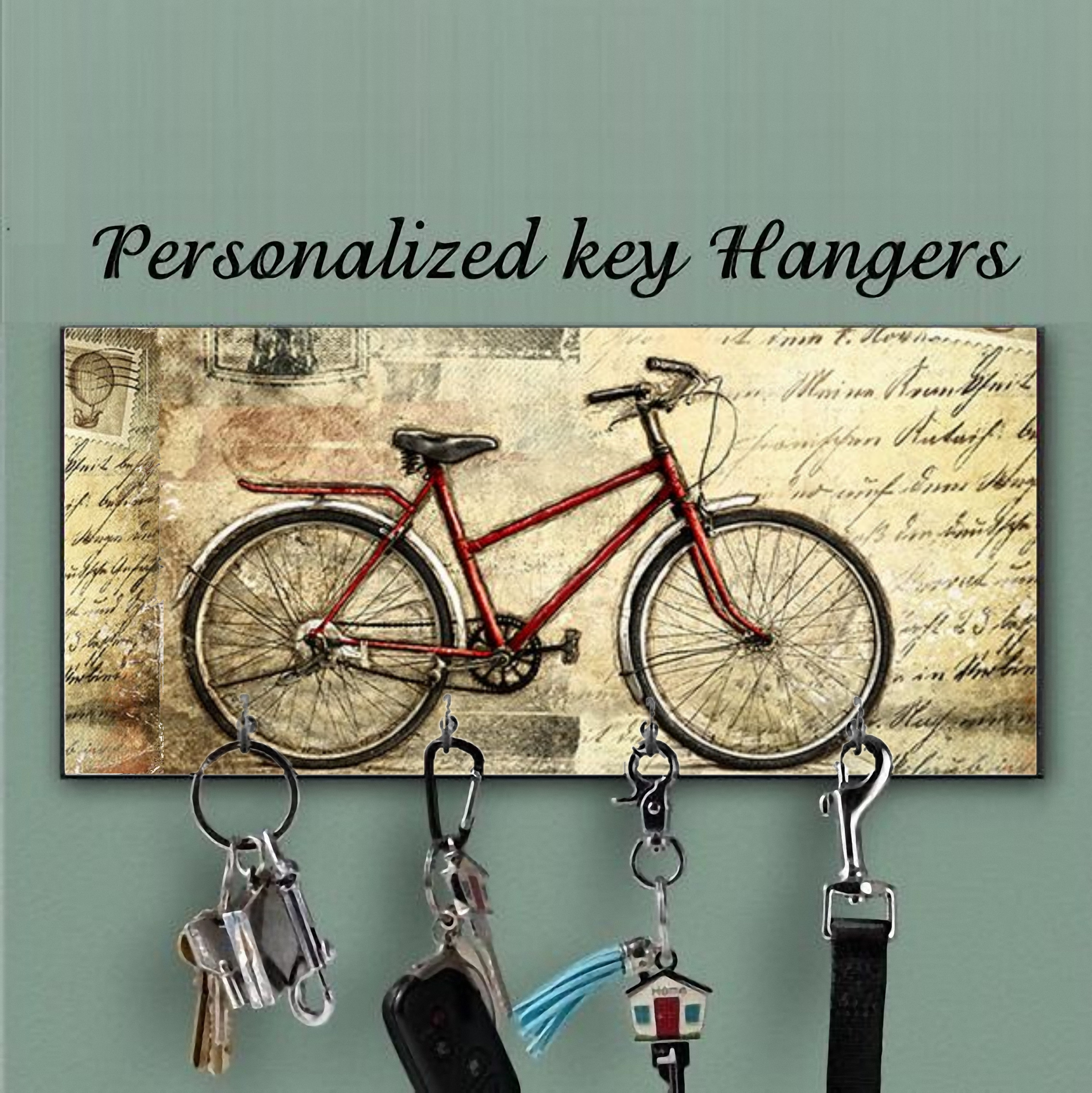 Bike key holder for wall Bicycle Key Rack Holder Beach Etsy