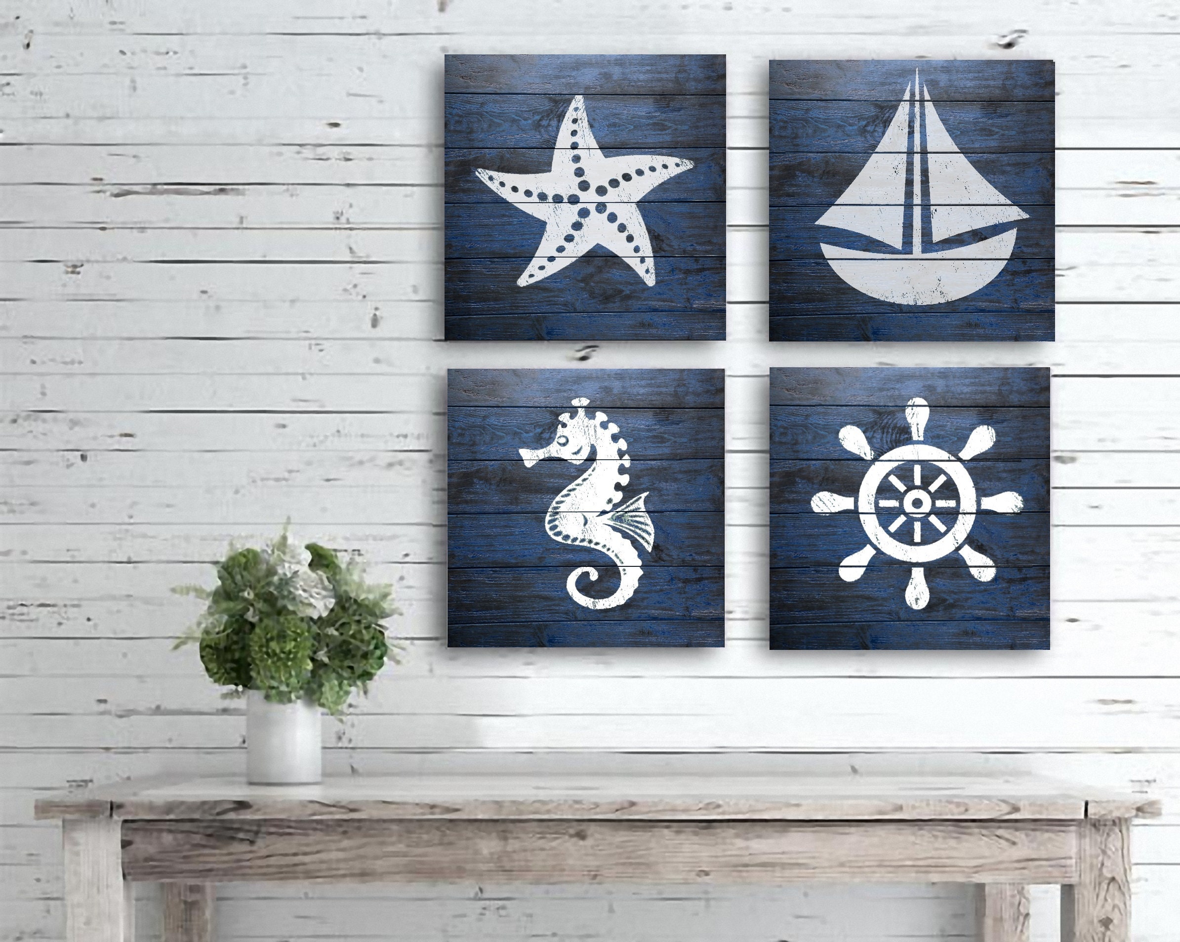 Nautical Woods Signs Rustic Nautical Living Room Sailing - Etsy