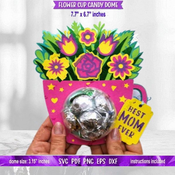 Mothers Day Candy Dome Diy