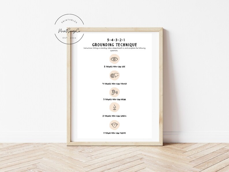 Grounding Technique Printable Pdf Etsy