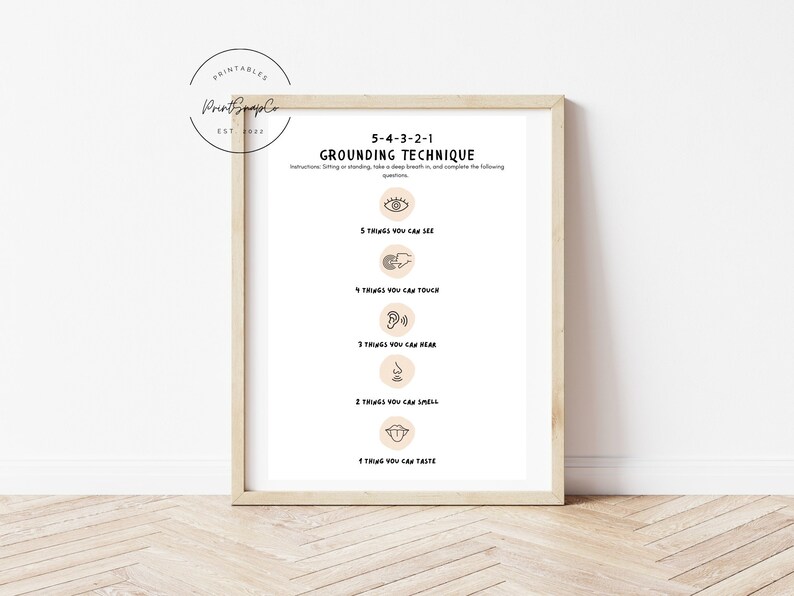 Grounding Technique Printable Pdf Etsy