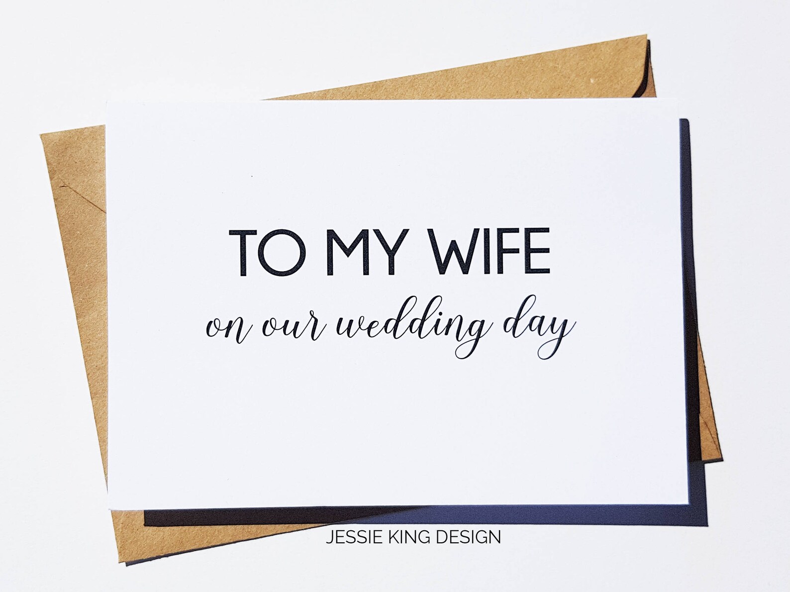 To My Wife On Our Wedding Day To My Wife On Our Wedding Day Etsy