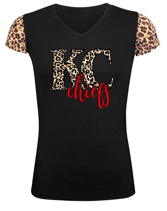 kansas city chiefs leopard shirt