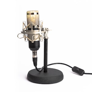 Studio Mikrofon Schreibtischlampe / Aufnahme / Sendung / Industrie / Man Höhle / Musiker Geschenk / Gitarre / Musik / Wohnkultur / LED / Ständer