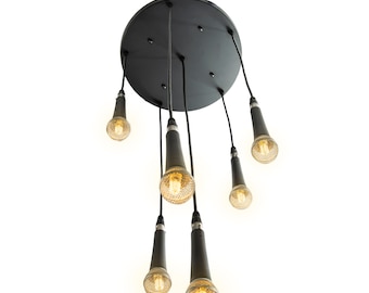Hexa Shure SM58 Pendant / Chandelier / Man Cave Ceiling Light / Music Bar