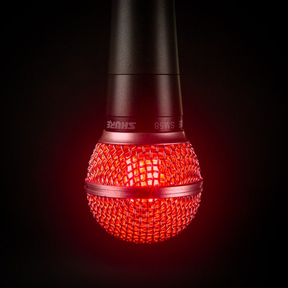 Hanging Shure SM58 Lamp - on Air Edition / Ceiling Light
