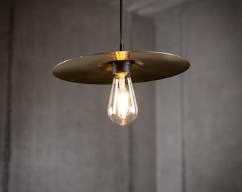 Drum Cymbal Lamp Pendant - Industrial Elegance (8", 10", 12" Sizes). Bulb not included!
