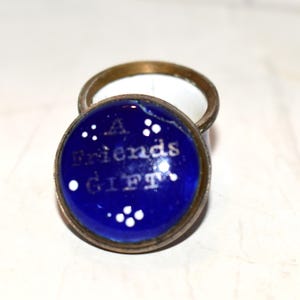 Antique Georgian Cobalt Blue Enamel Miniature Patch Box A Friends Gift 18th Century Token Pill Box