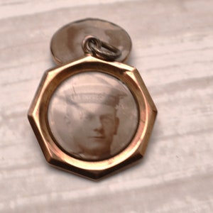 Victorian Gold Fronted Locket Stunning Double Sided Sweetheart Locket ...