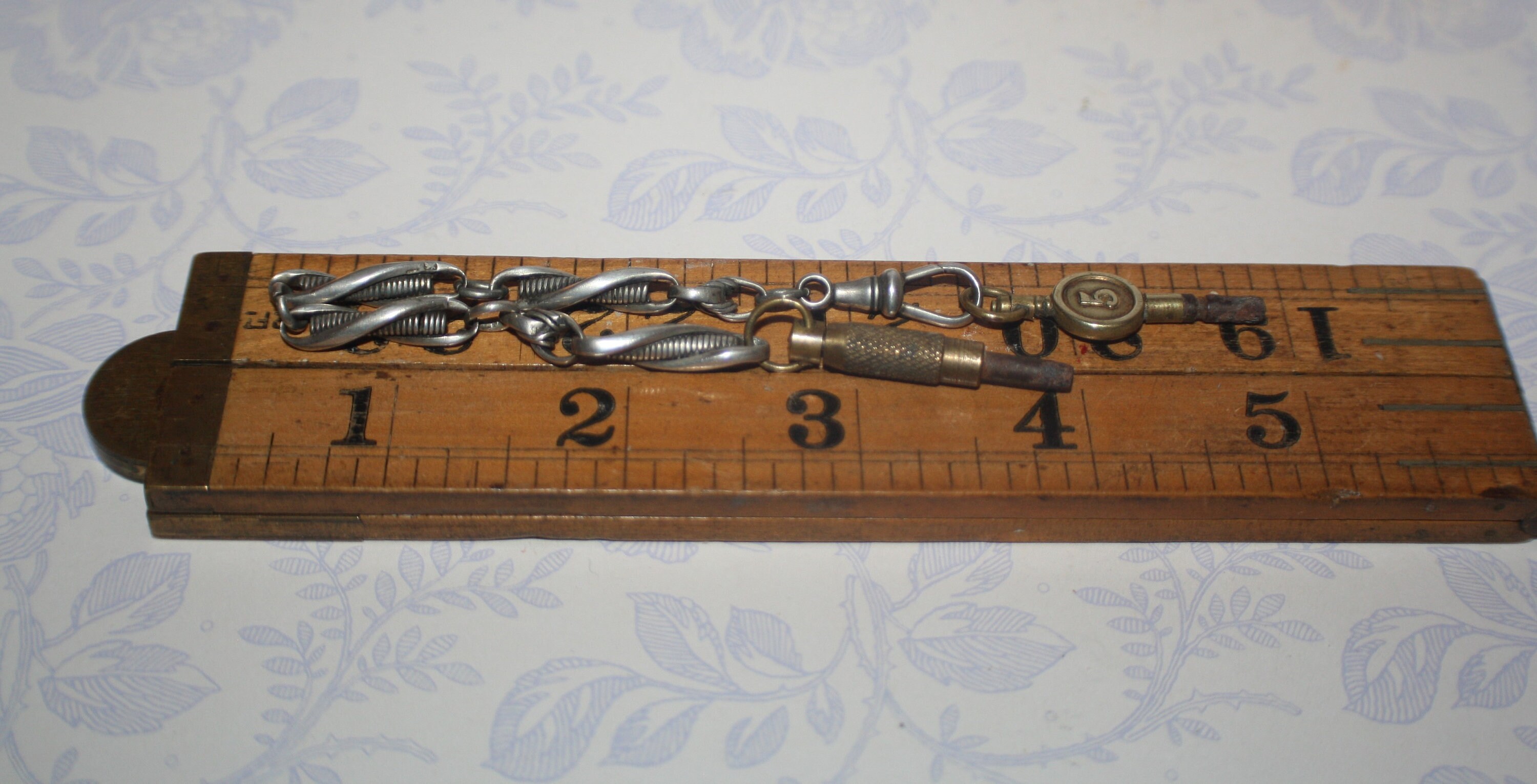 Silver Pocket Watch Chain Stunning Rare Victorian Hallmarked Etsy