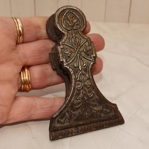Victorian Metal Paper Clip: Ornate Antique Desk Accessory