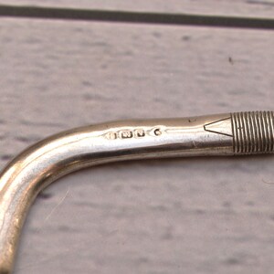 Edwardian Silber Hockey Stick Hutnadel - Birmingham Hallmarked Schmuck Bild 6