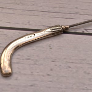 Edwardian Silber Hockey Stick Hutnadel - Birmingham Hallmarked Schmuck Bild 1