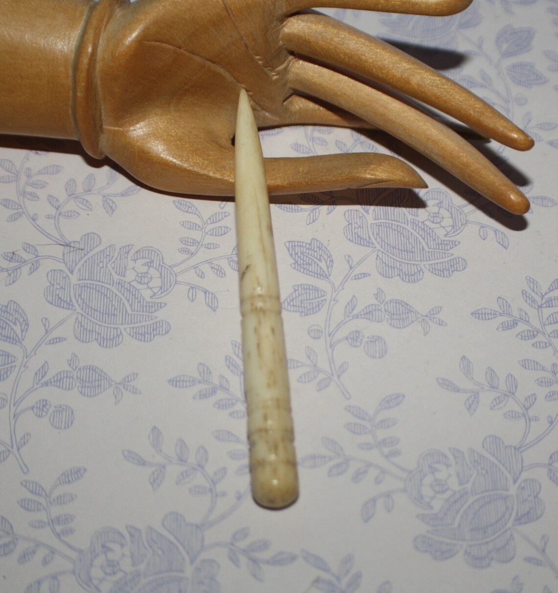 Sewing Awl Stiletto Tool Stunning Antique Bovine Etsy