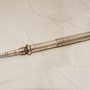 Victorian Silver Telescopic Pencil: 1881 Francis Webb Fob/Chatelaine