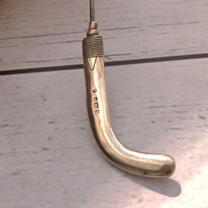 Edwardian Silber Hockey Stick Hutnadel - Birmingham Hallmarked Schmuck Bild 5
