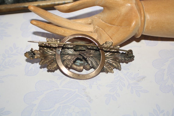 Large Pinchbeck Brooch - Gorgeous Antique Victori… - image 4