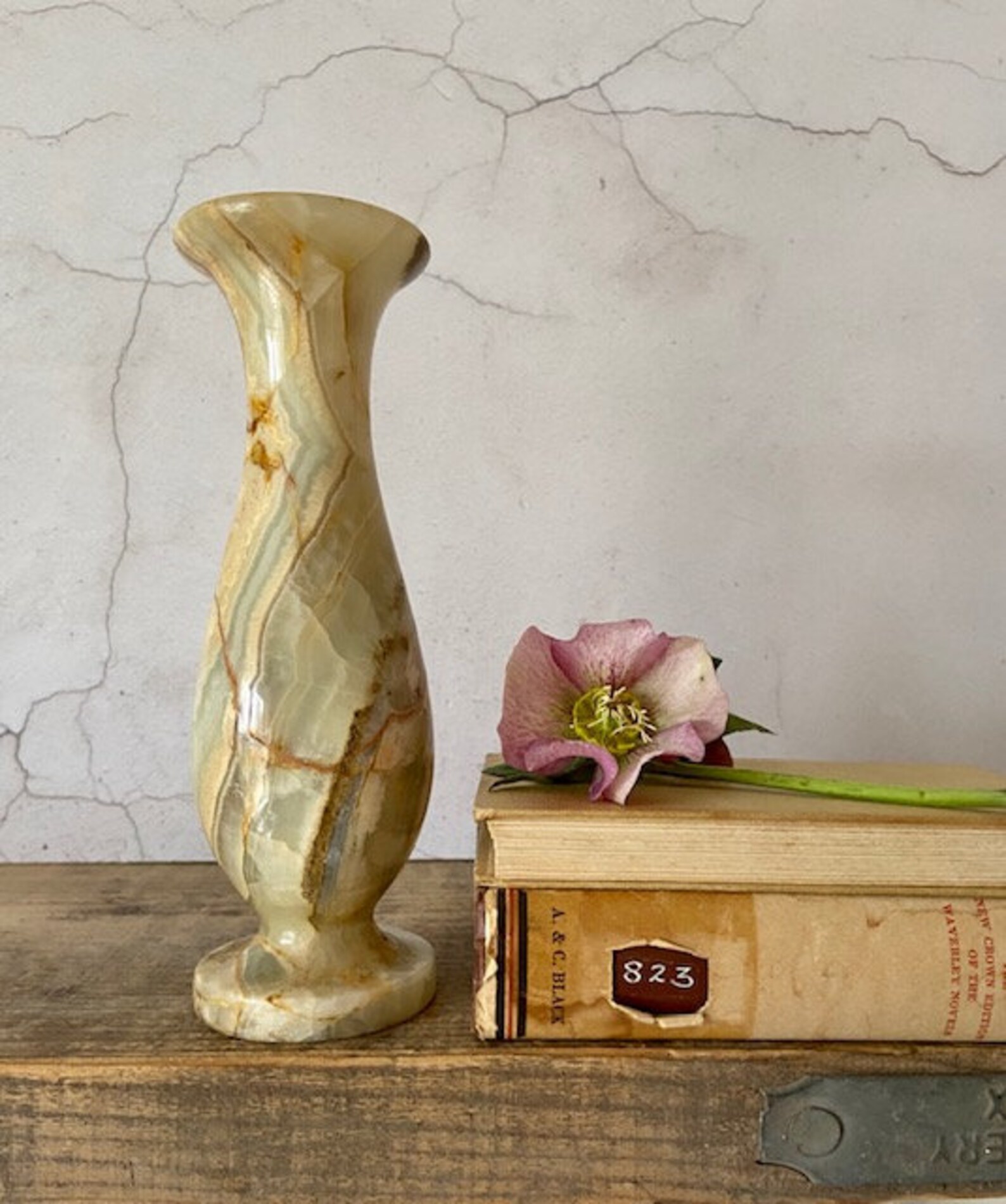 Vintage Vintage Marble Vase Onyx Vase Japanese Decor Etsy