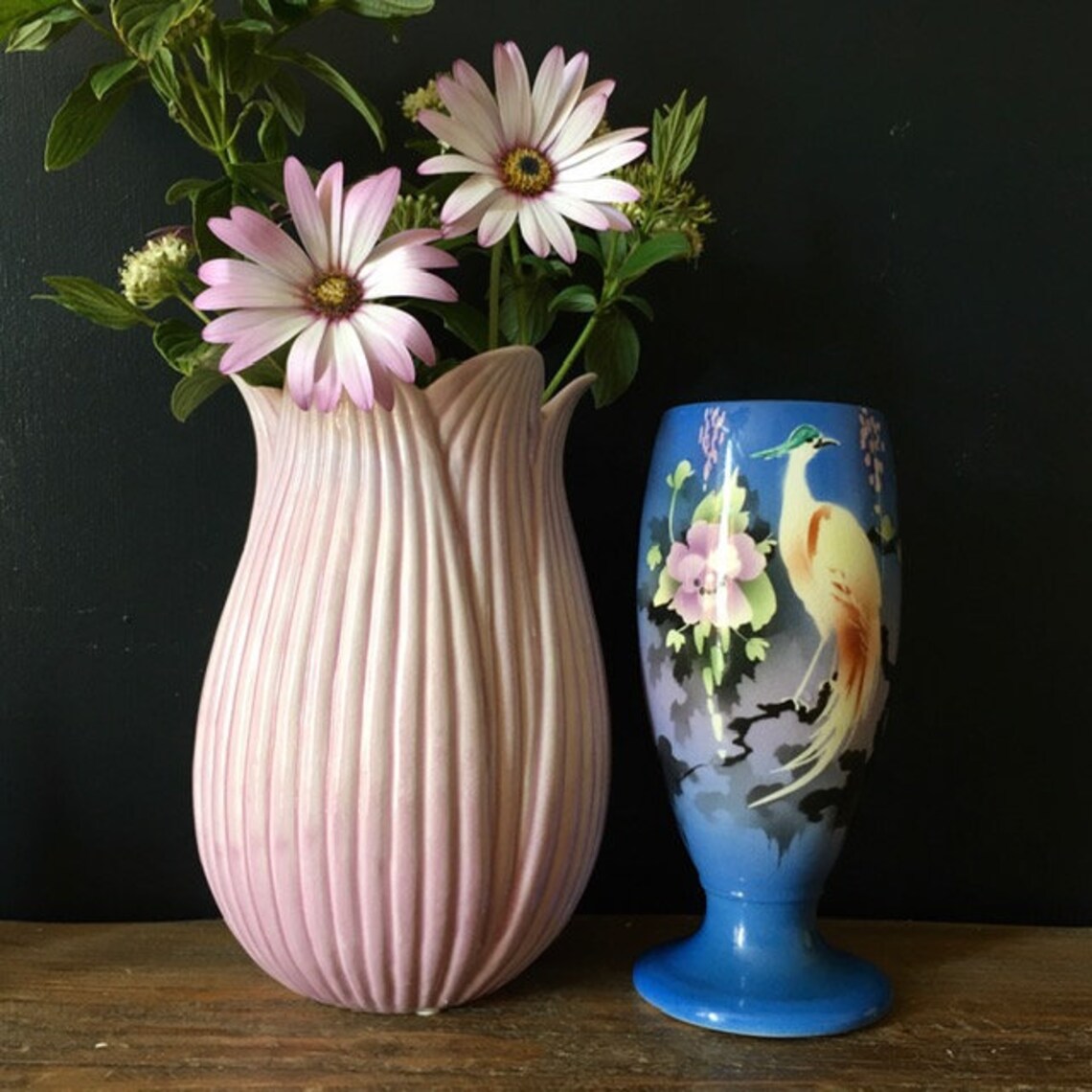 Vintage Japanese Style Vase Japandi Oriental Ceramic Vase Etsy