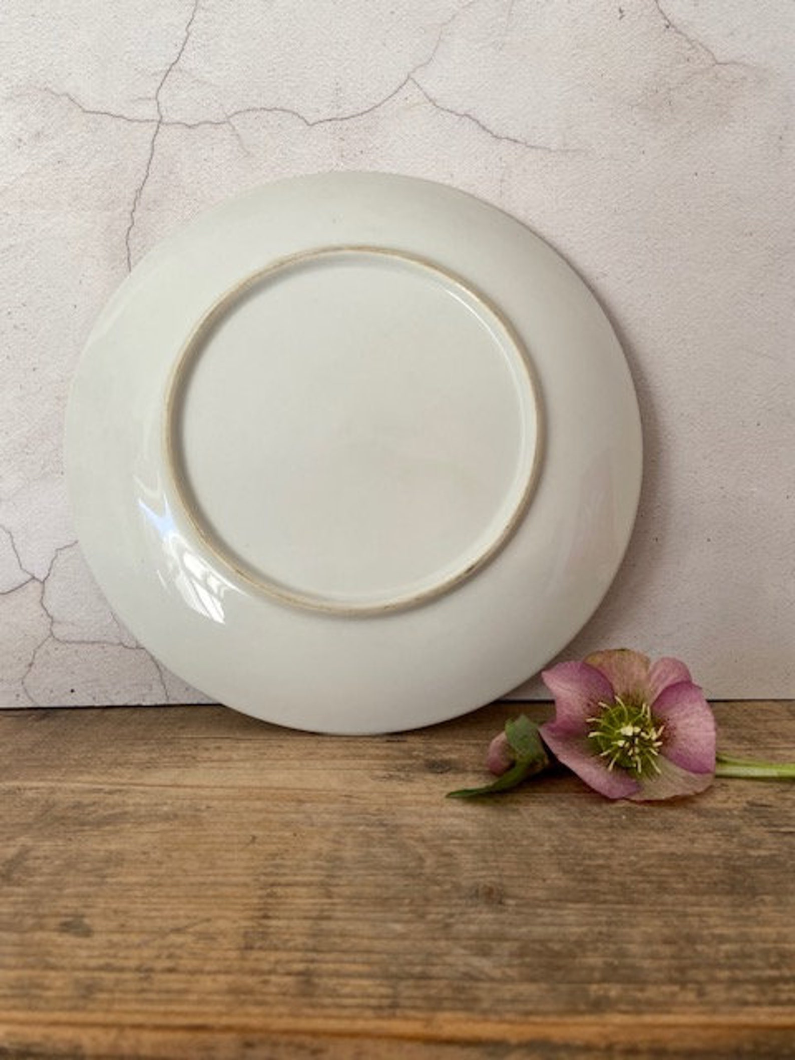 Vintage Japanese Wall Plate Japandi Decor Ceramic Wall Etsy