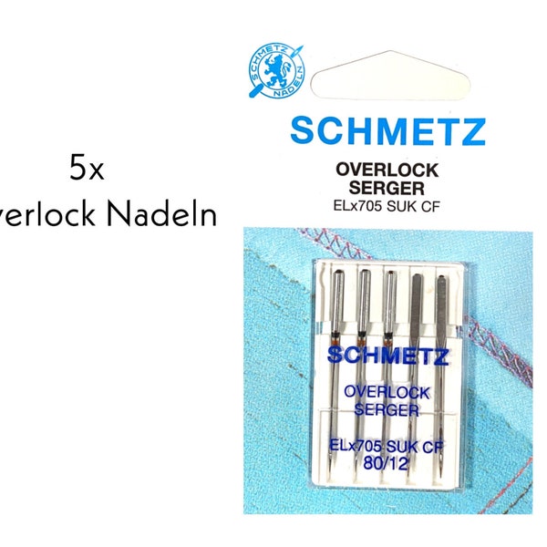 Overlocknadeln - Schmetz/ Nadel/ 80/12 / Nadelset, Nähzubehör