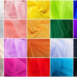 Tulle - 24 colors to choose from / tulle fabric, mesh, fabrics for sewing, craft fabrics, nylon tulle/from 50 cm