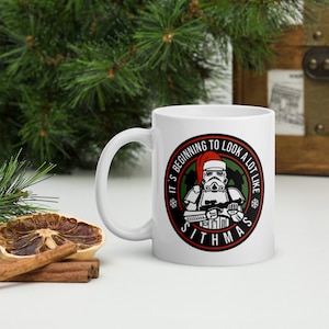 Merry Sithmas White Glossy mug  Christmas Gift Star wars Stormtrooper 501st