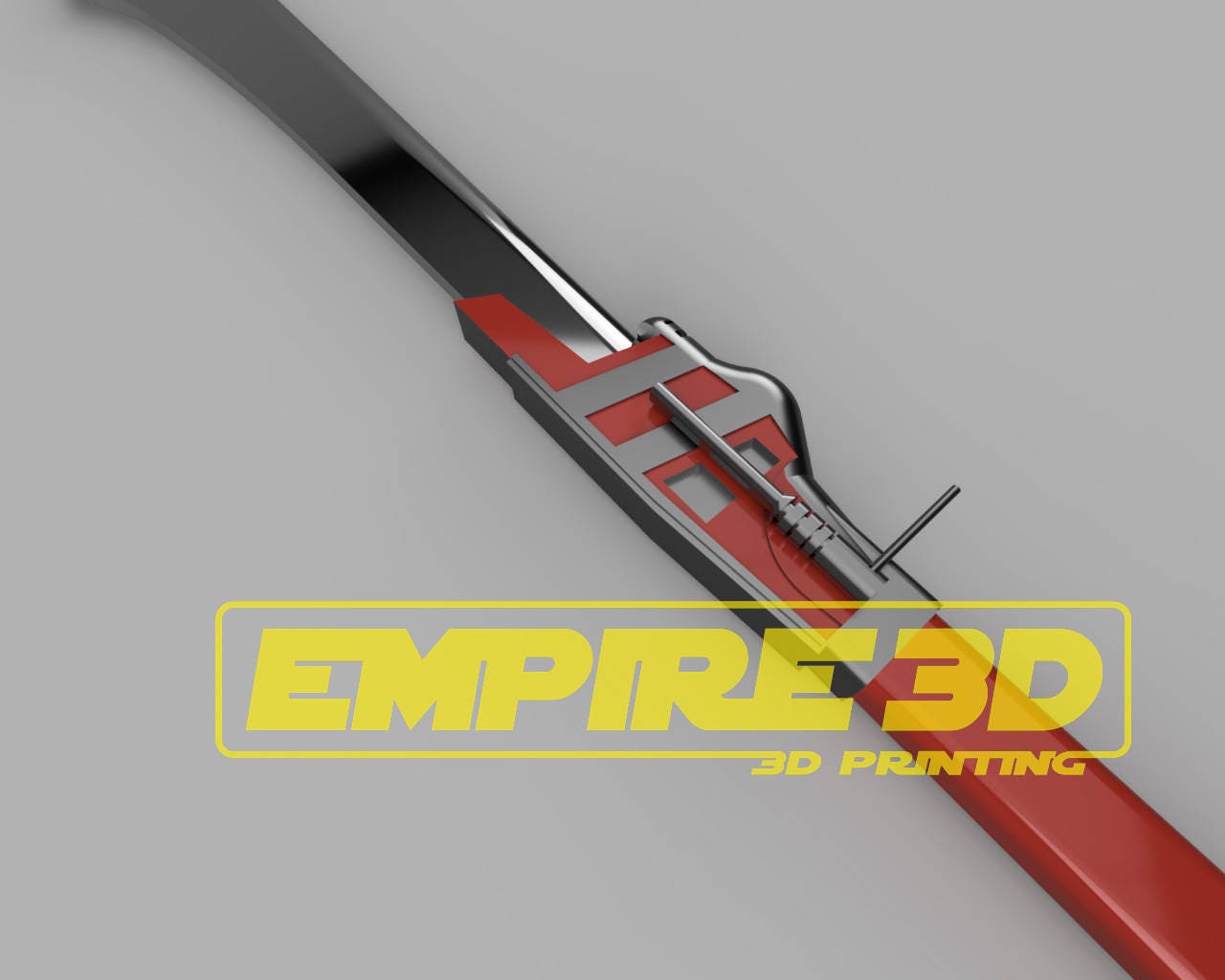 Praetorian Guard Electro Bisento 3D Printed Star Wars 