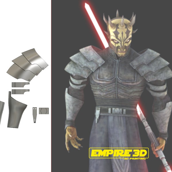 Savage Opress Armor Star Wars  3D model