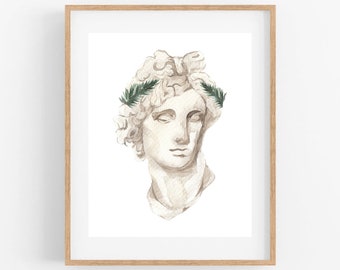 Euterpe the Muse of Music and Song Print Greek Muses Poster - Etsy