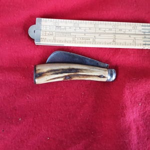 Antique sheffield flat cap pruner hawkbill pocketknife, vintage sheffield knife