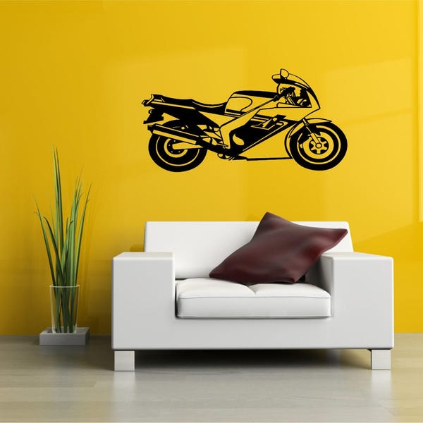 Bike Wall Decal Etsy UK