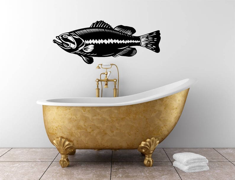 Fish Wall Decal Sea Base Fish Vinyl Decor Nursery Decal Baby Etsy