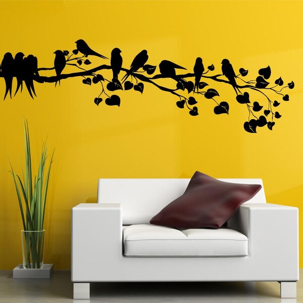 Bird Wall Decal Etsy UK