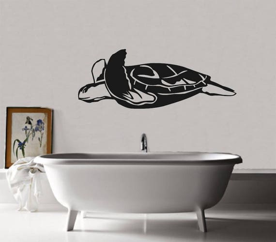 Turtle Wall Decal Vinyl Decor Nursery Decal Baby Wall Decal Art Decal Bedroom Decor Vinyl 001