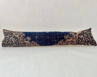 Capa de almofada Kilim lombar turca extra longa, almofada decorativa Boho
