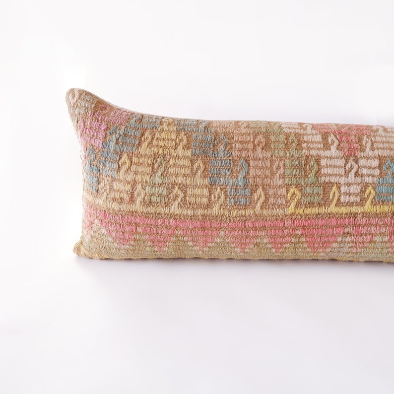 Extra Long Sofa Kilim Pillow Lumbar Pillow Turkish Throw - Etsy