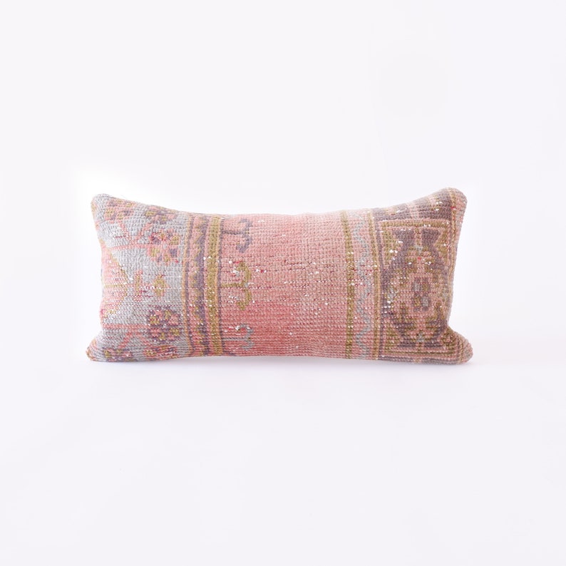 Rectangular Kilim Pillow Case Lumbar Kilim Pillow Sofa Kilim Pillow Turkish Throw Pillow