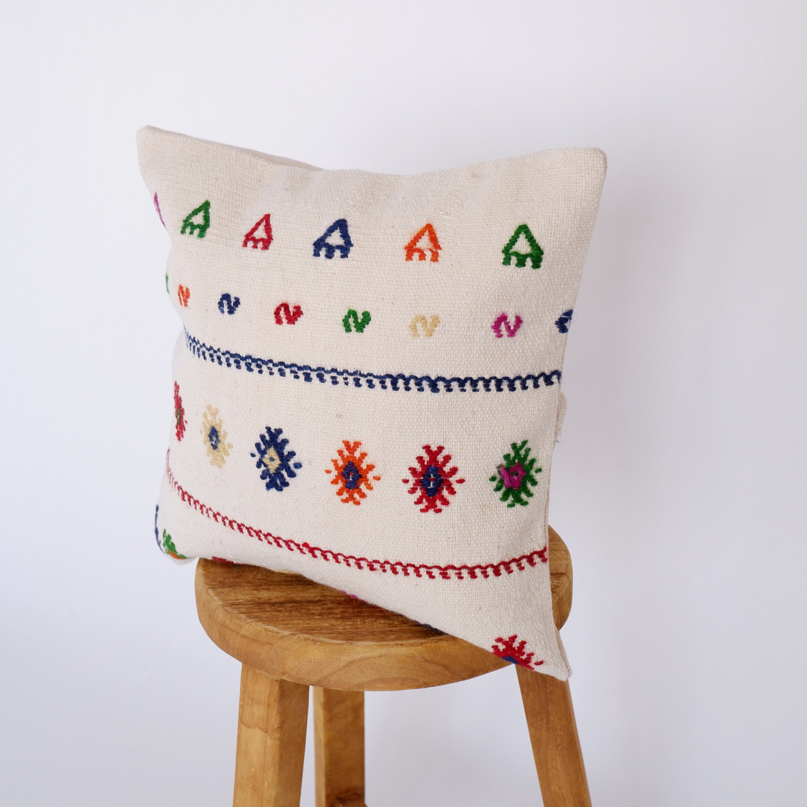 Turkish Kilim Pillow Cover Handmade Farmhouse Couch Pillow Etsy UK