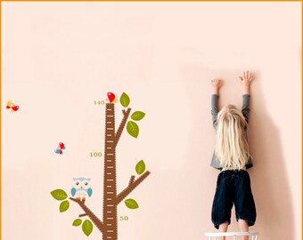 wood growth ruler | wooden growth chart | growth chart decal | wood height chart | growth ruler decal | height chart ruler | growth chart